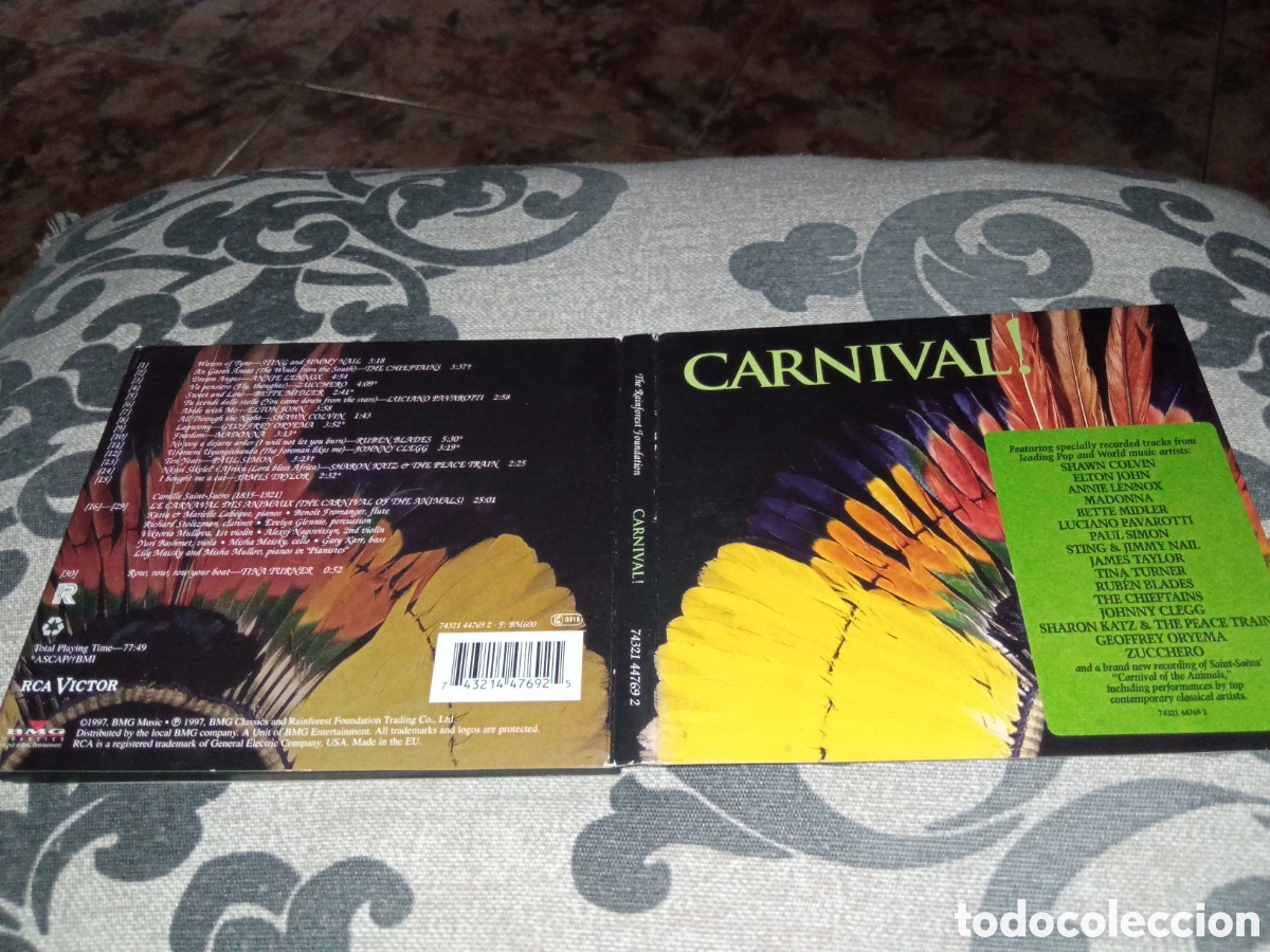 CDs de m&uacute;sica: Various &ndash; Carnival! - The Rainforest Foundation (1997) - Foto 1