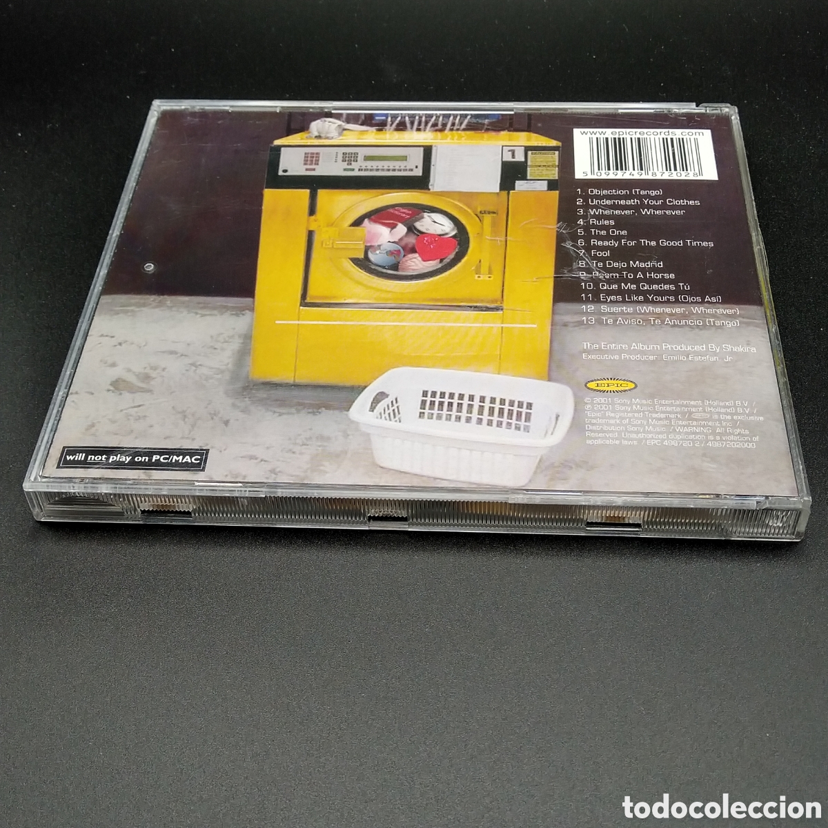 CDs de m&uacute;sica: SHAKIRA - LAUNDRY SERVICE - CD - 2001 - Foto 2