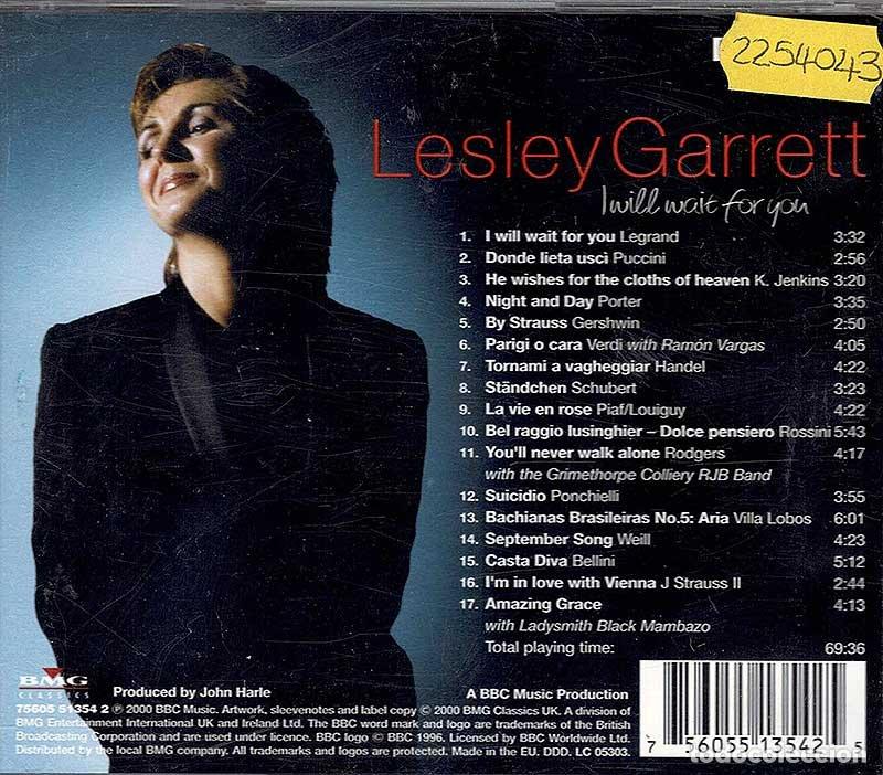 CDs de m&uacute;sica: Lesley Garrett - I Will Wait For You. CD - Foto 2