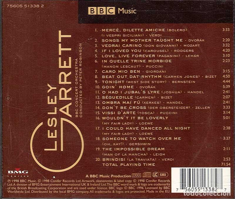 CDs de m&uacute;sica: Lesley Garrett - Lesley Garrett. CD - Foto 2