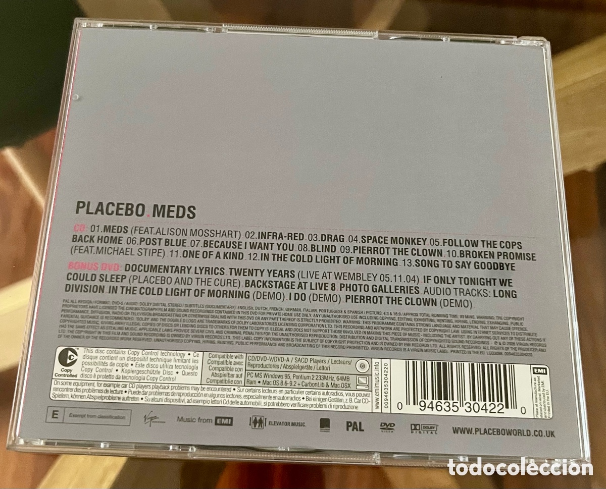 CDs de m&uacute;sica: PLACEBO - Meds - Special edition - Foto 3