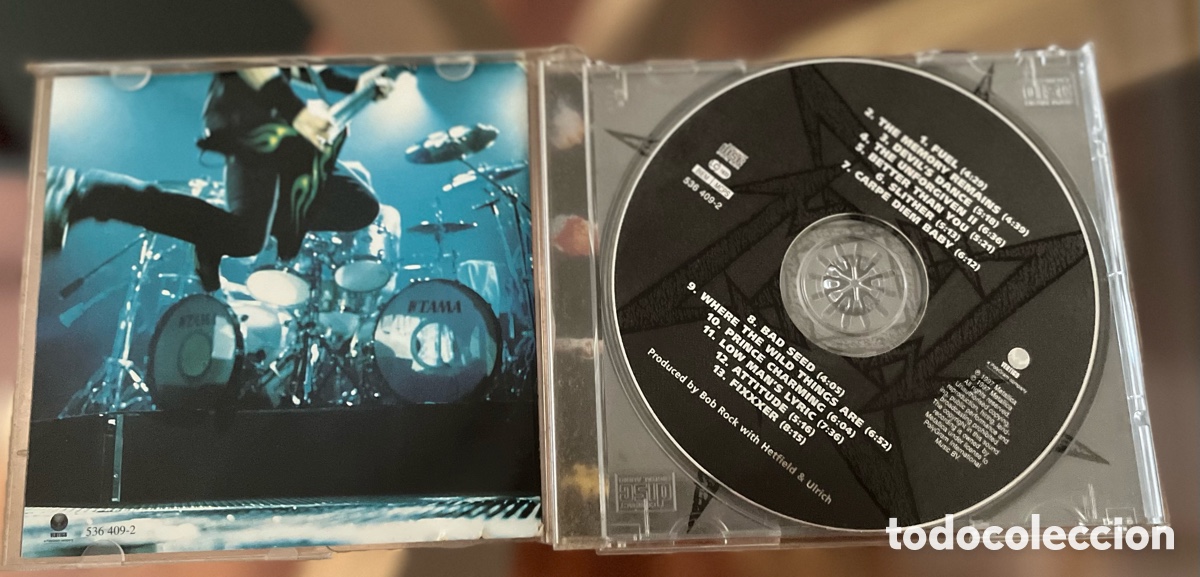 CDs de m&uacute;sica: METALLICA - Re load &mdash;&mdash; - Foto 2