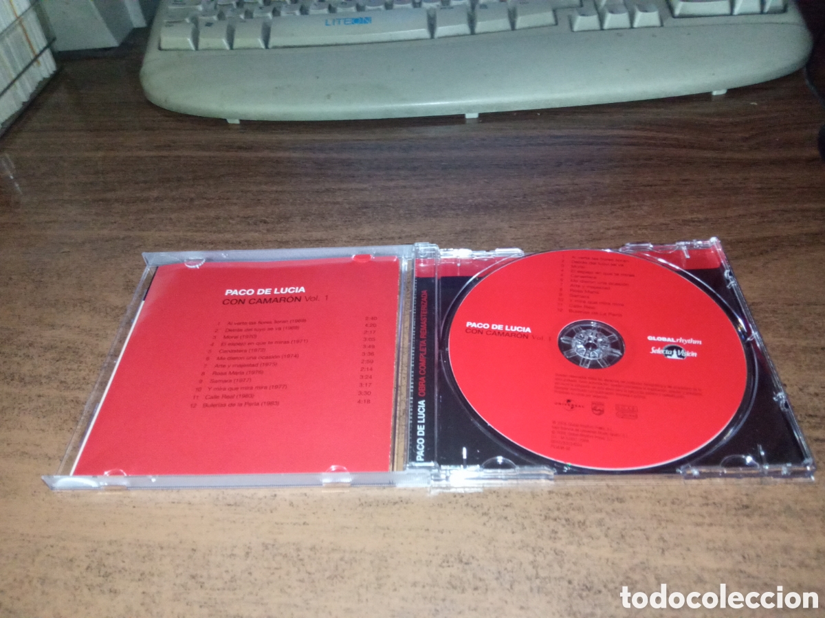 CDs de m&uacute;sica: Paco De Luc&iacute;a &ndash; Con Camar&oacute;n. Vol 1 - Foto 2