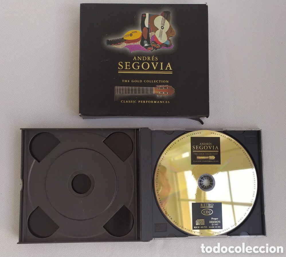 CDs de m&uacute;sica: ANDRES SEGOVIA. GOLD COLECTION - Foto 2