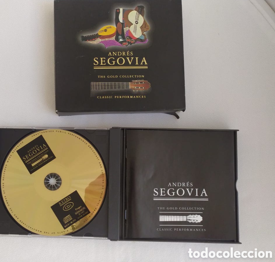 CDs de m&uacute;sica: ANDRES SEGOVIA. GOLD COLECTION - Foto 3
