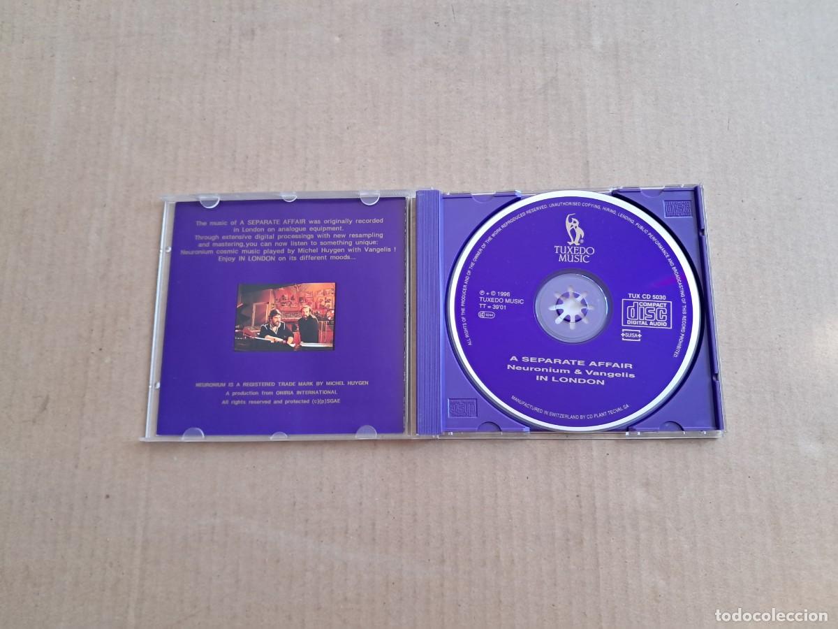 CDs de m&uacute;sica: NEURONIUM & VANGELIS - A SEPARATE AFFAIR CD 1996 - Foto 2