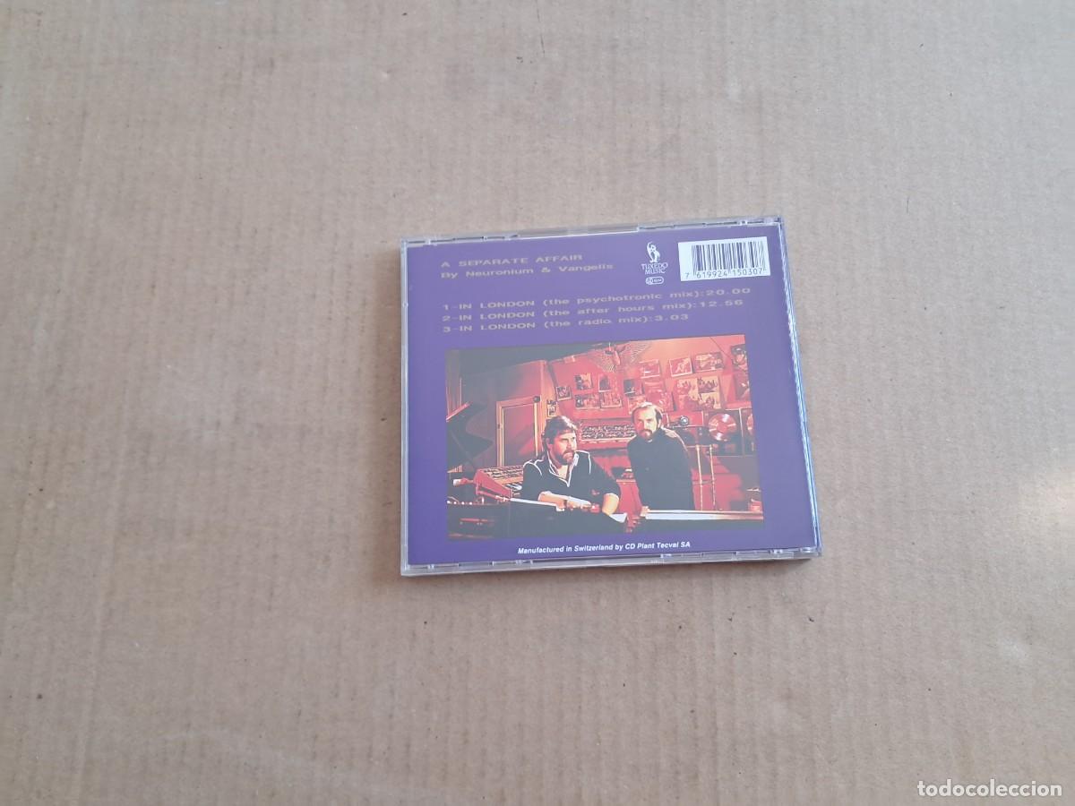 CDs de m&uacute;sica: NEURONIUM & VANGELIS - A SEPARATE AFFAIR CD 1996 - Foto 3