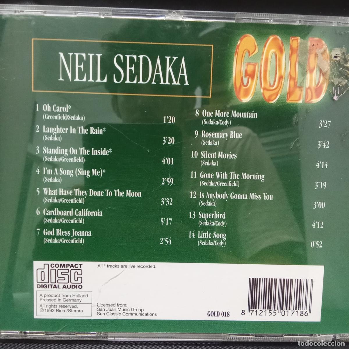 CDs de m&uacute;sica: NEIL SEDAKA. GOLD. CD - Foto 2