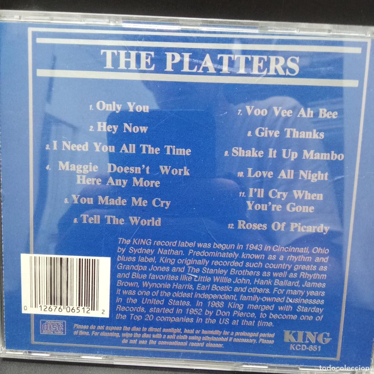 CDs de m&uacute;sica: The PLATTERS. CD King. - Foto 2