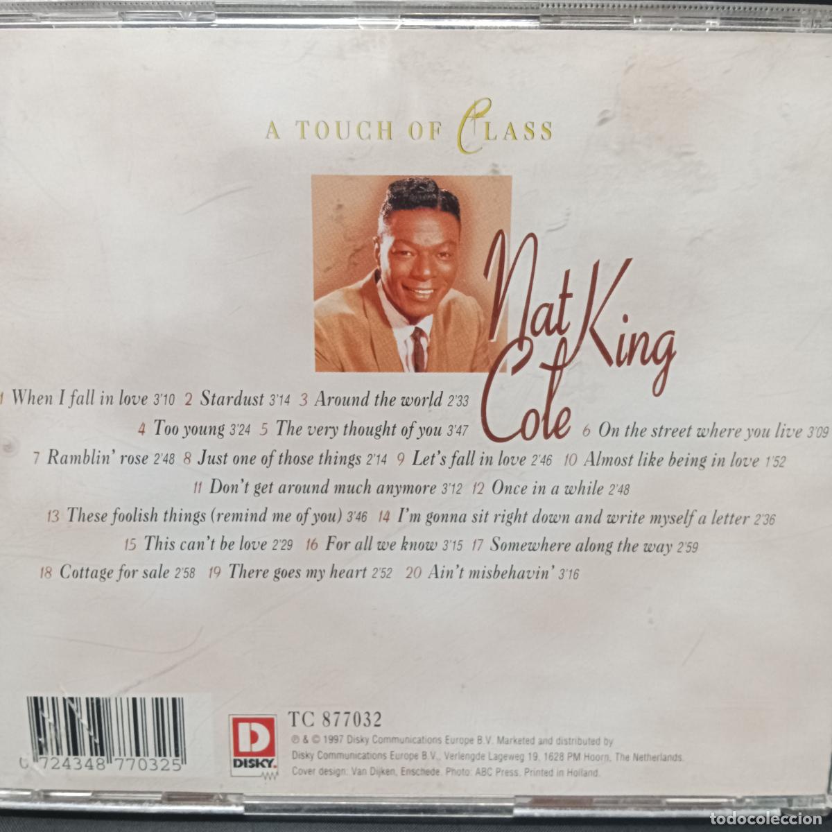CDs de m&uacute;sica: NAT KING COLE, A touch of class. CD - Foto 2
