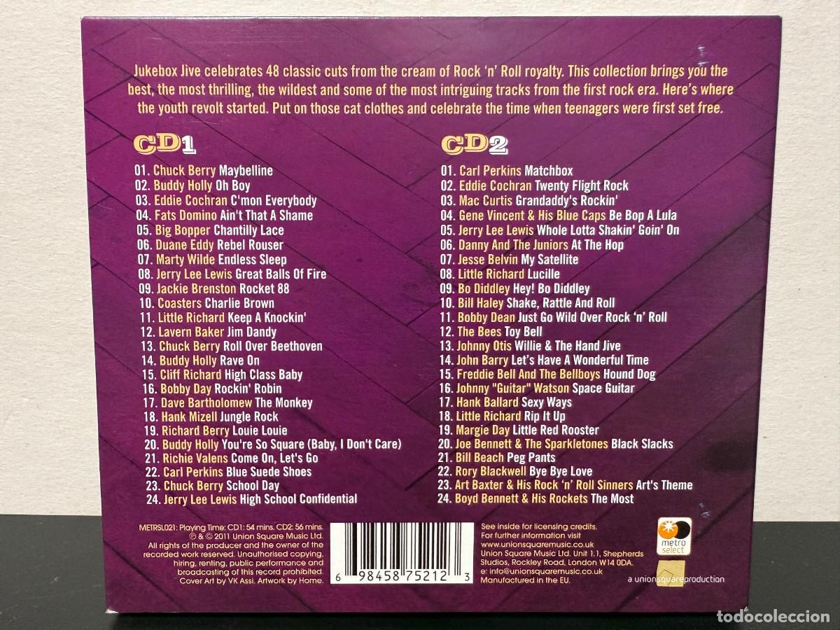 CDs de m&uacute;sica: Various - Juke Box Jive: Essential Rock N Roll (2xCD) - Foto 2