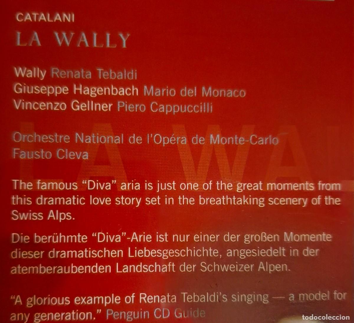 CDs de m&uacute;sica: ALFREDO CATALANI: LA WALLY (2 CD - DECCA) - Foto 2