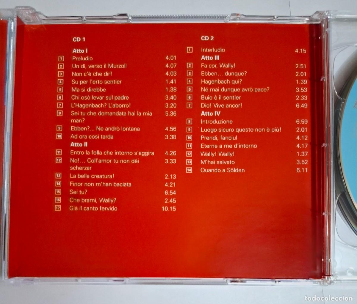 CDs de m&uacute;sica: ALFREDO CATALANI: LA WALLY (2 CD - DECCA) - Foto 4