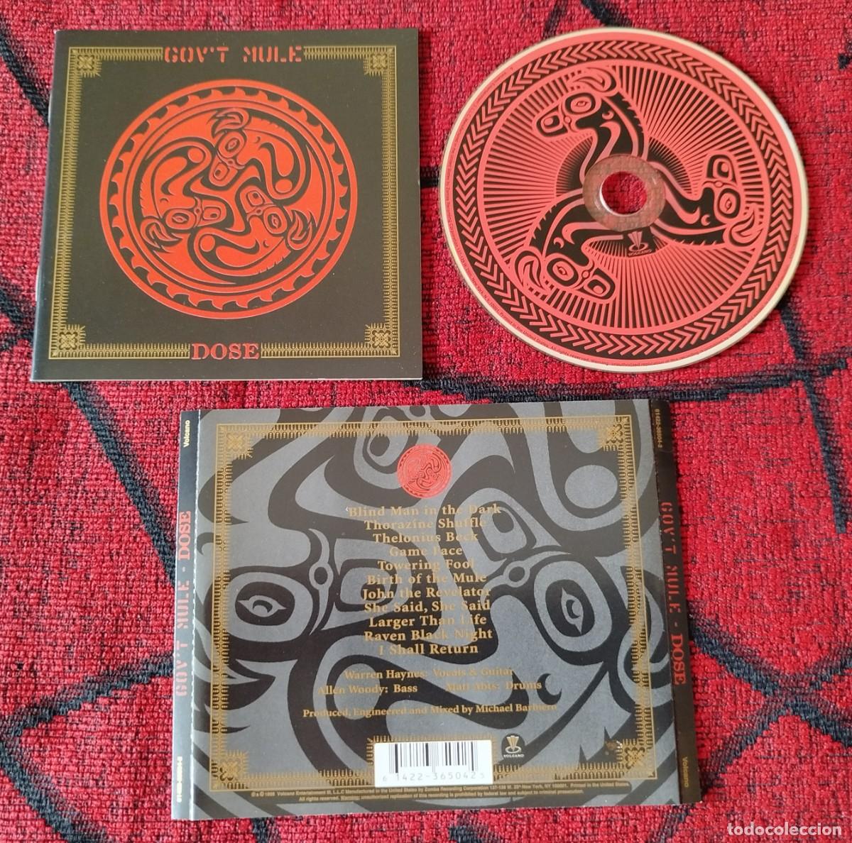 CDs de m&uacute;sica: GOVT MULE ** Dose ** CD 1999 USA - Foto 1
