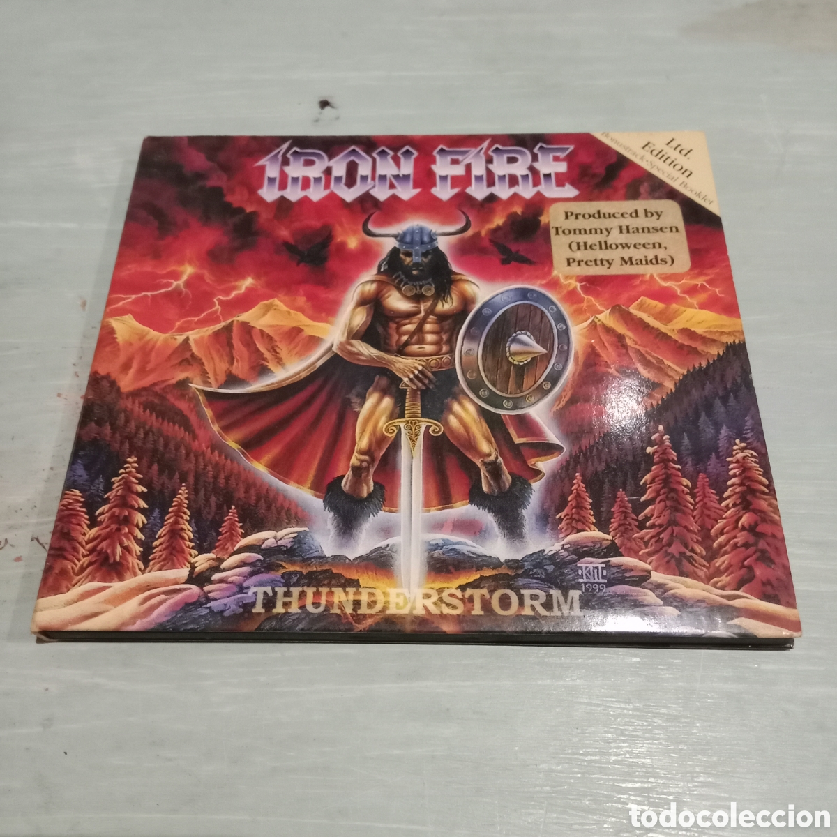 CDs de m&uacute;sica: IRON FIRE - THUNDERSTORM - CD DIGIPAK, EDICI&Oacute;N LIMITADA - Foto 1