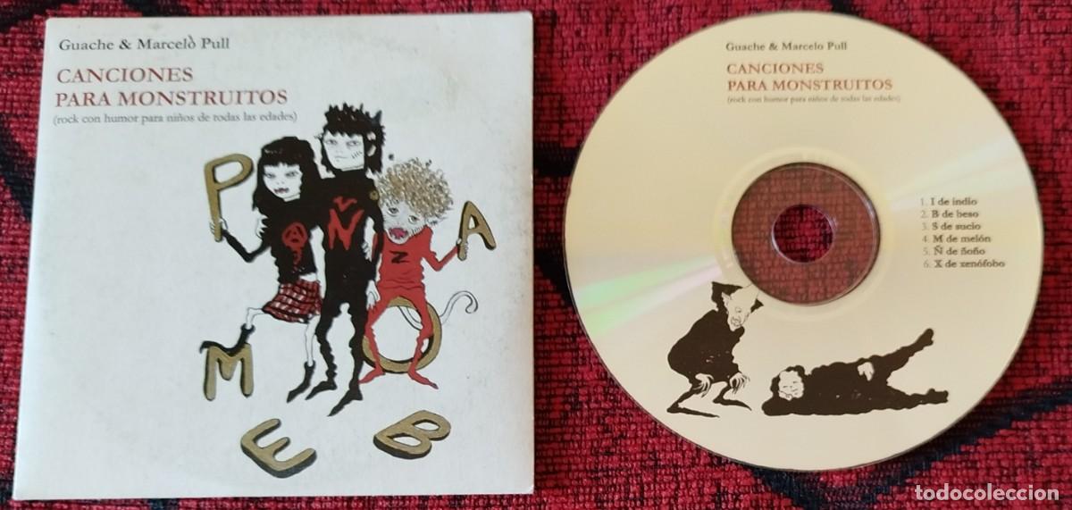 CDs de m&uacute;sica: GUACHE & MARCELO PULL ** Canciones Para Monstruitos ** CD 2012 - Foto 1