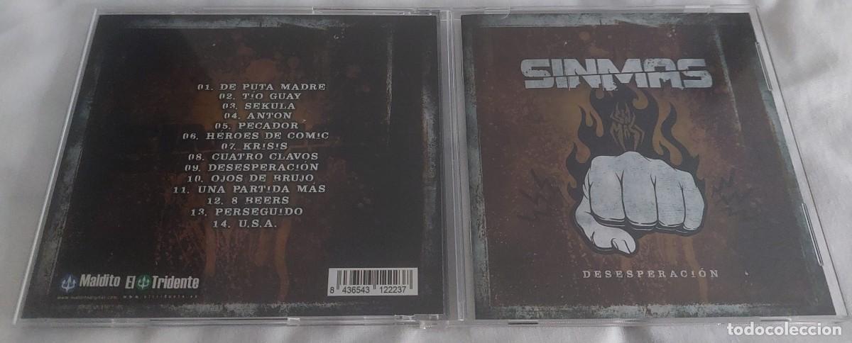 CDs de m&uacute;sica: Sinmas Desesperacion Cd - Foto 1
