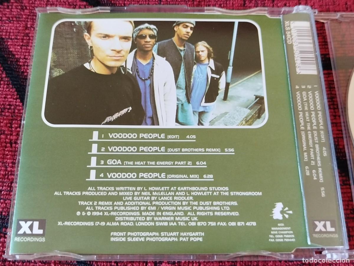 CDs de m&uacute;sica: THE PRODIGY ** Voodoo People ** CD SINGLE ORIGINAL 1994 UK - Foto 2