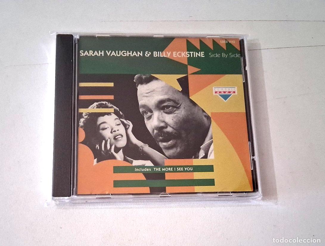 CDs de m&uacute;sica: SARAH VAUGHAN & BILLY ECKSTINE &rdquo;SIDE BY SIDE&rdquo; CD 12 TRACKS - Foto 1