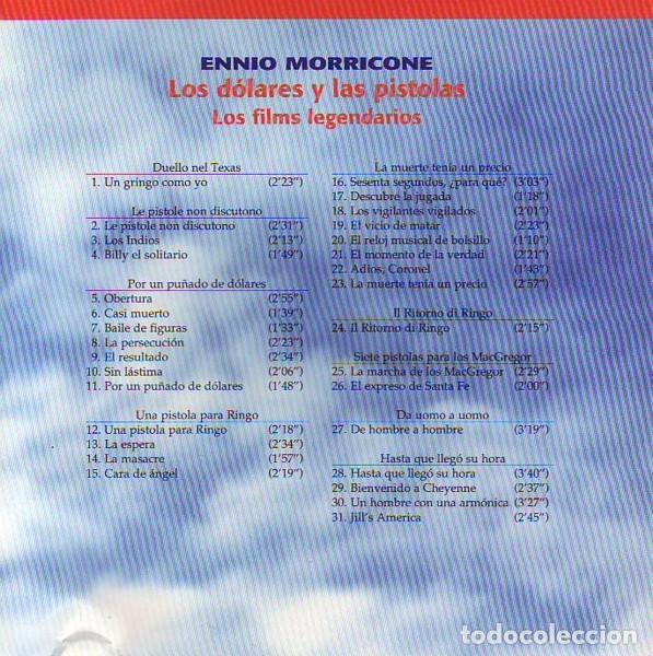CDs de m&uacute;sica: Ennio Morricone &ndash; Los D&oacute;lares Y Las Pistolas - Foto 2