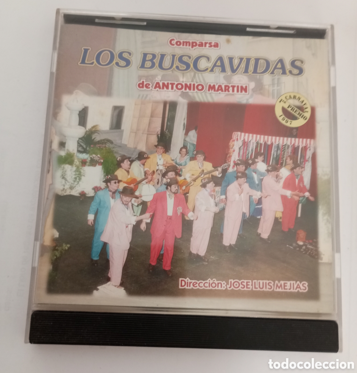 CDs de m&uacute;sica: Carnaval de C&aacute;diz CD comparsa los buscavidas de Antonio martin - Foto 1