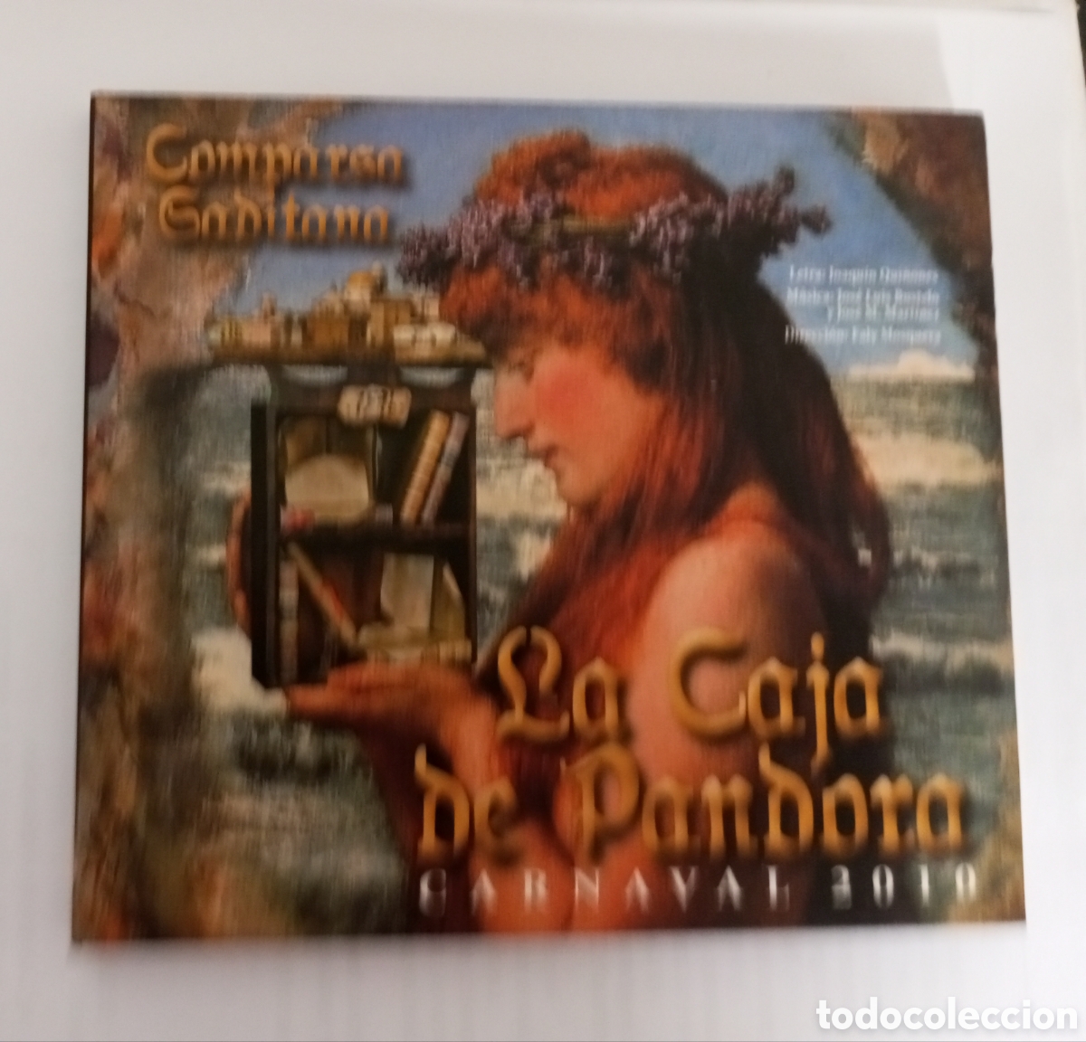 CDs de m&uacute;sica: Carnaval de C&aacute;diz CD comparsa la caja de pandora 2010 - Foto 1