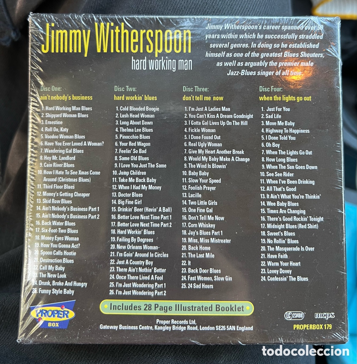 CDs de m&uacute;sica: Jimmy Witherspoon Hard Working Man - Foto 2