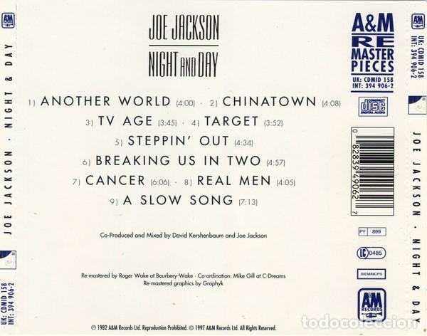 CDs de m&uacute;sica: Joe Jackson - Night and Day - Foto 2