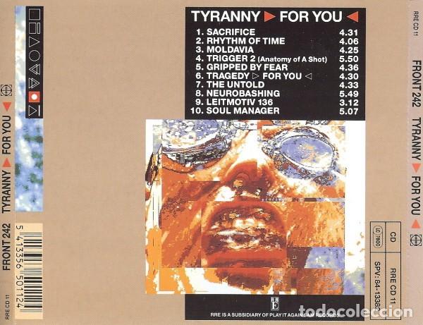 CDs de m&uacute;sica: Front 242 - Tyranny for You - Foto 2