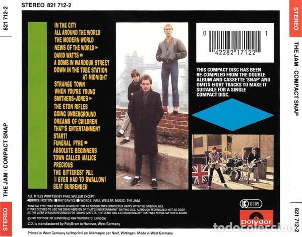 CDs de m&uacute;sica: The Jam - Compact Snap! - Foto 2