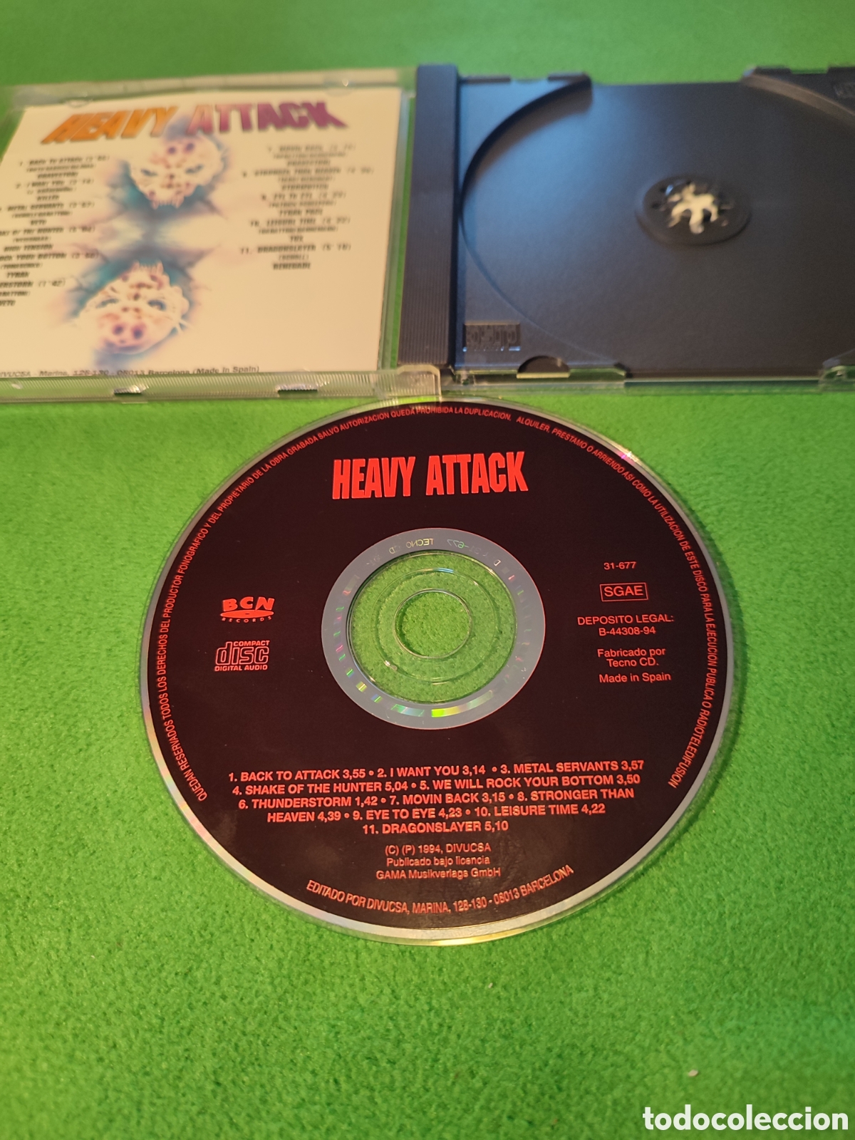 CDs de m&uacute;sica: Heavy Attack - Varios grupos alemanes - Foto 2