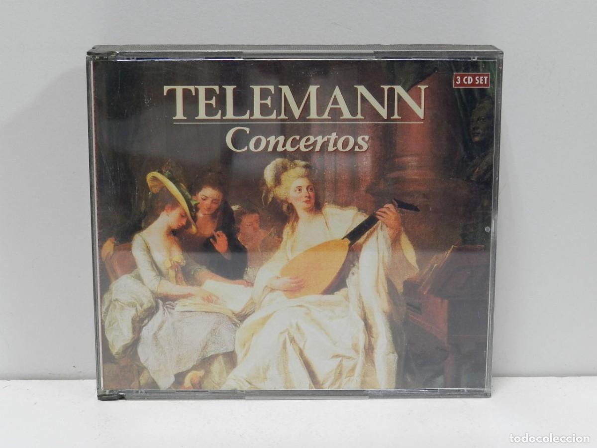 CDs de m&uacute;sica: DISCO 3 X CD. Telemann &ndash; Concertos. COMPACT DISC. - Foto 1