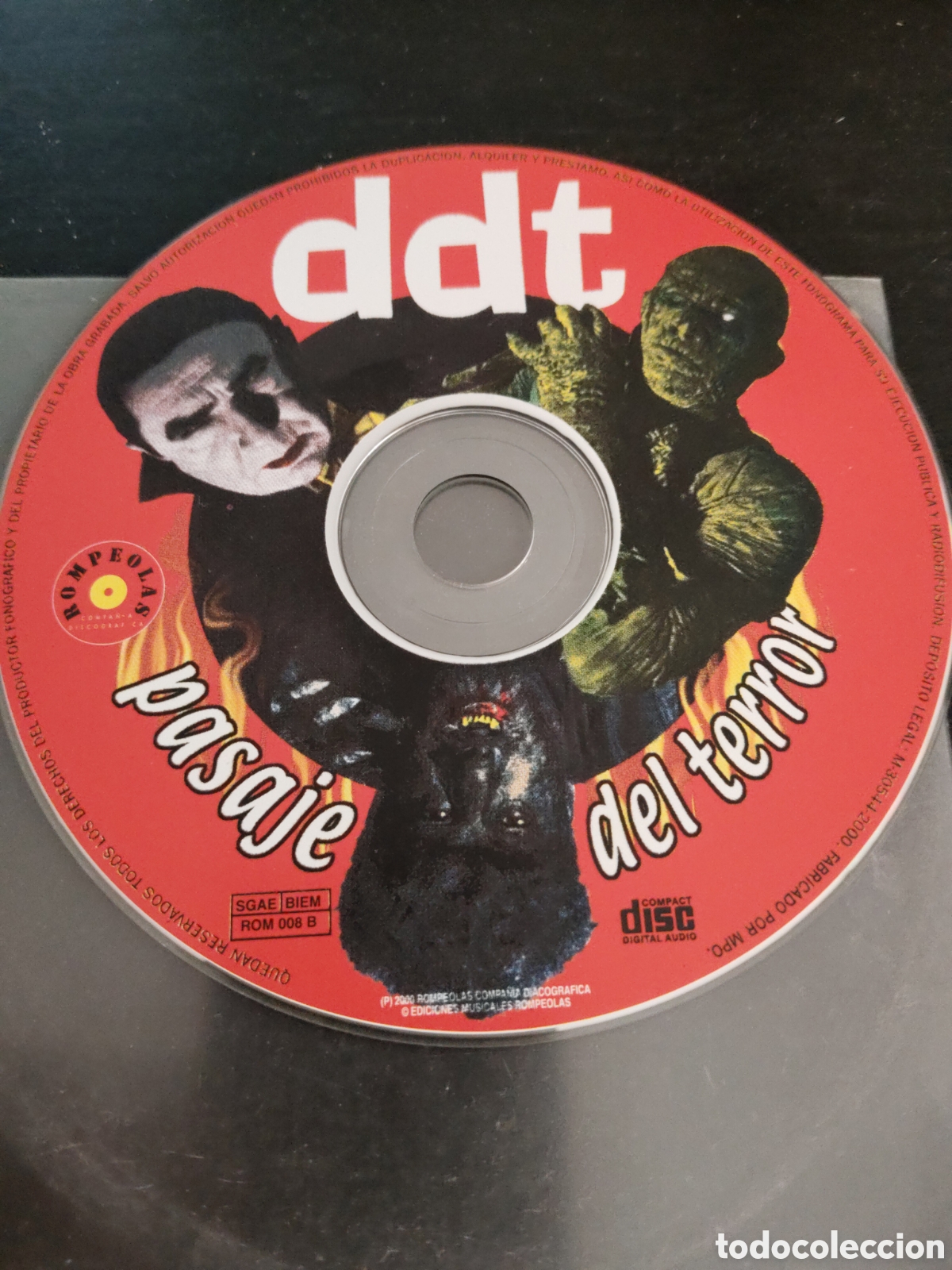 CDs de m&uacute;sica: DDT - Pasaje del terror. CD single 2000 rock punk - Foto 1