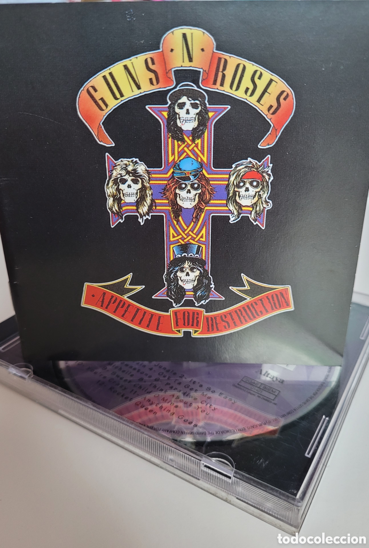 CDs de m&uacute;sica: Guns & Roses Appetite for destruction CD. - Foto 4