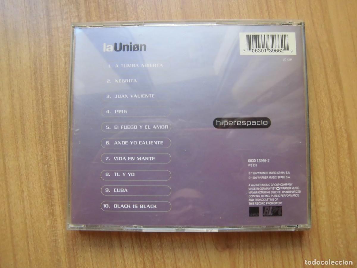 CDs de m&uacute;sica: CD LA UNI&Oacute;N HIPERESPACIO 1996 - Foto 2