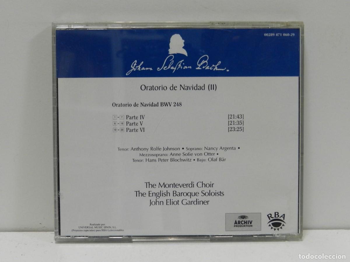CDs de m&uacute;sica: DISCO CD. J. S. Bach &ndash; Oratorio De Navidad (II). COMPACT DISC. - Foto 2