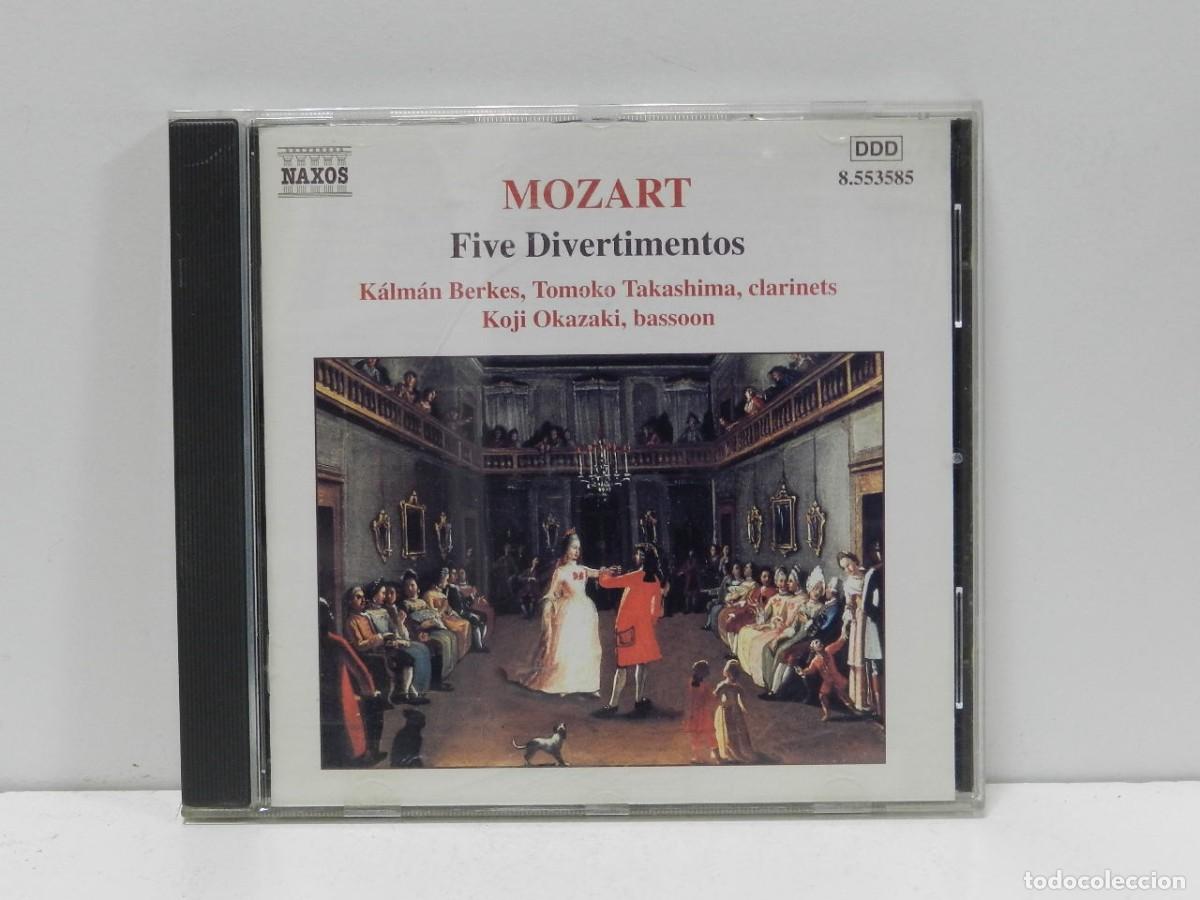 CDs de m&uacute;sica: DISCO CD. Mozart &ndash; Five Divertimentos, K. 439b. COMPACT DISC. - Foto 1