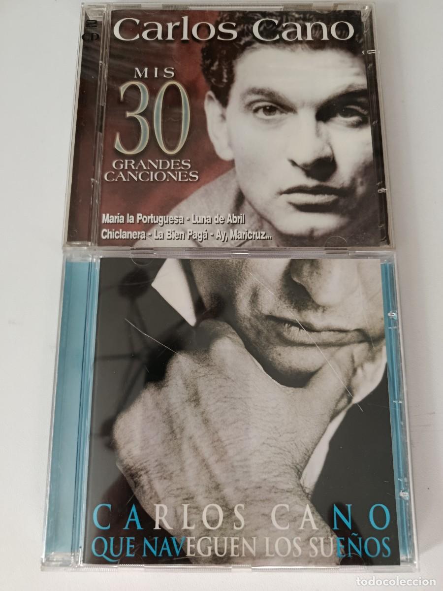 CDs de m&uacute;sica: 2 CD CON LOS GRANDES EXITOS DE CARLOS CANO - Foto 1