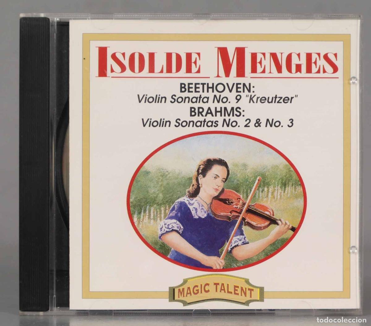 CDs de m&uacute;sica: CD. Beethoven. Brahms. MENGERS. VIOLIN SONATAS - Foto 1