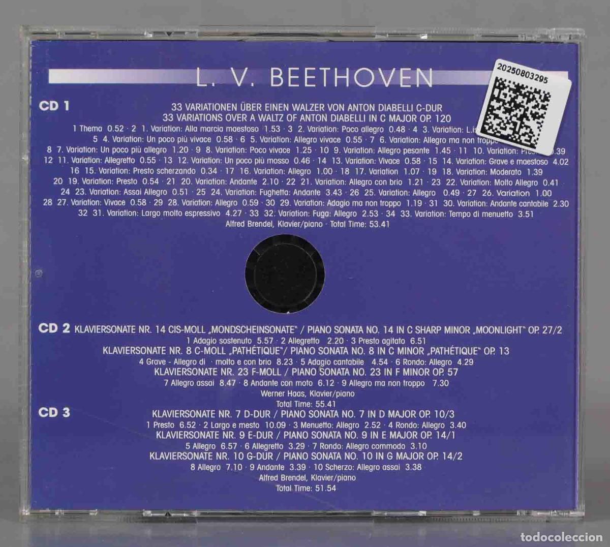 CDs de m&uacute;sica: CD. L.V. Beethoven Variaciones de Diabelli - Foto 2