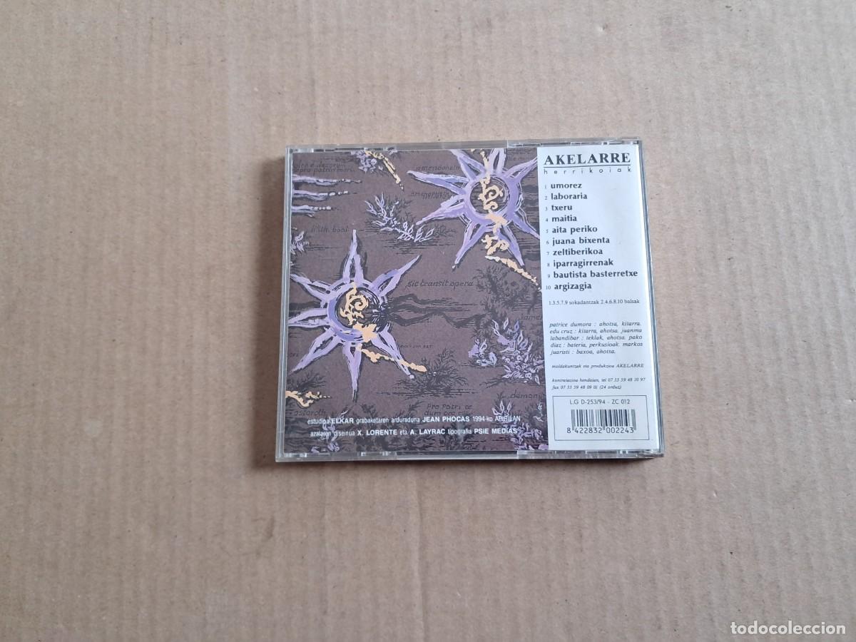 CDs de m&uacute;sica: AKELARRE - HERRIKOIAK CD 1994 - Foto 3