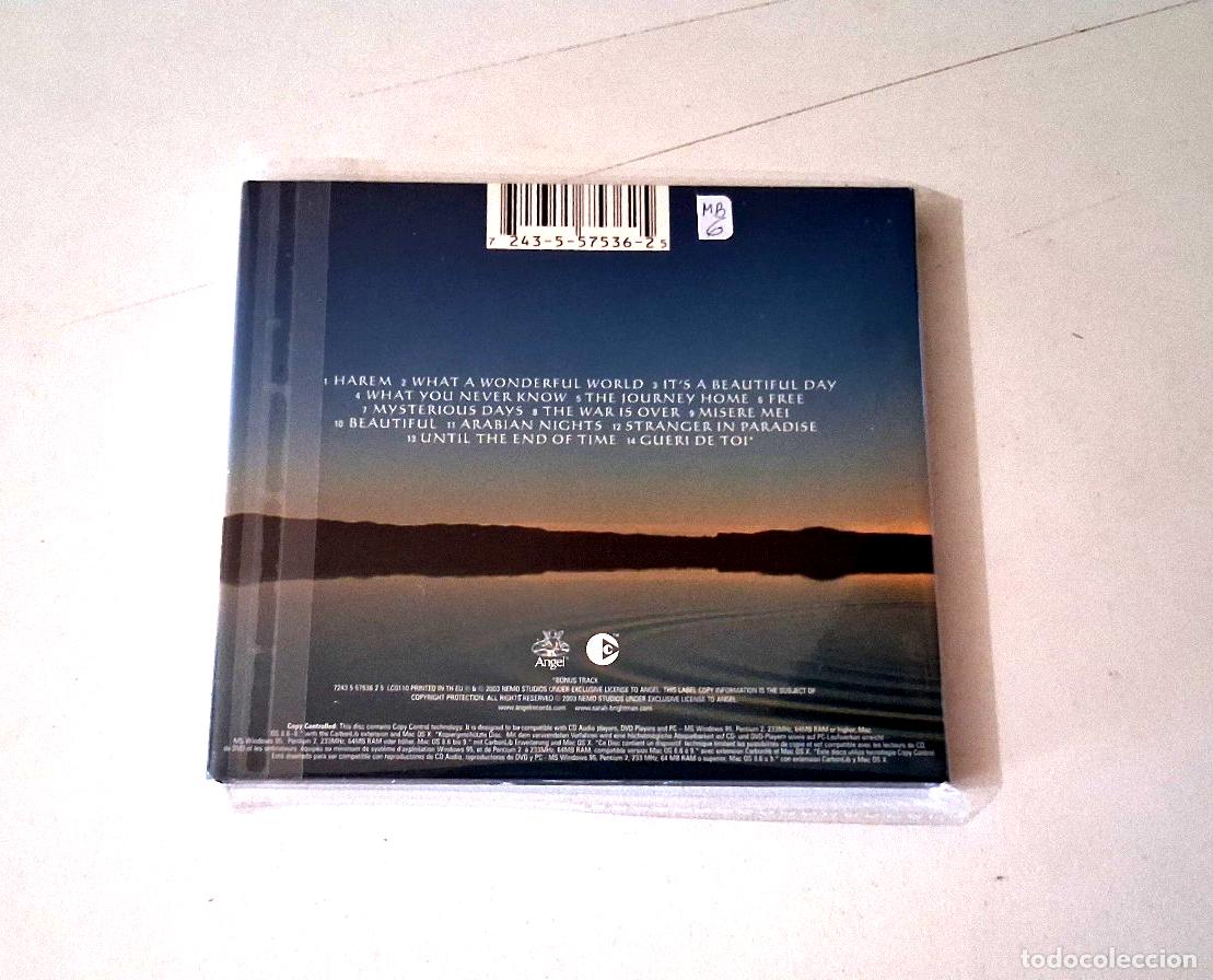 CDs de m&uacute;sica: SARAH BRIGHTMAN &rdquo;HAREM&rdquo; CD 14 TRACKS DIGIPACK - Foto 2