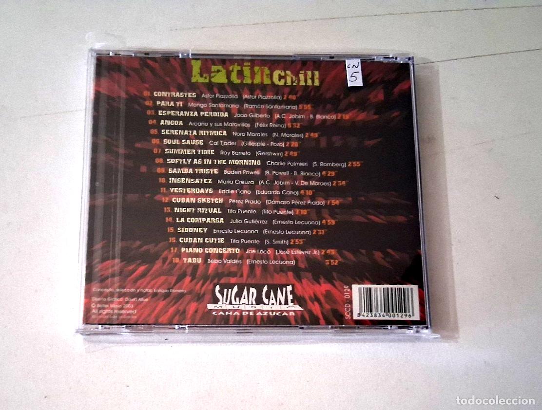 CDs de m&uacute;sica: CD &rdquo;LATIN CHILL&rdquo; CD 18 TRACKS COMO NUEVO - Foto 2