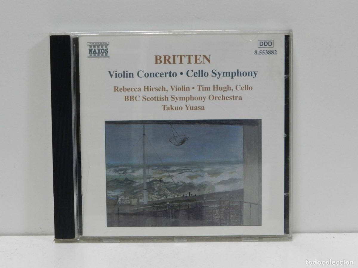 CDs de m&uacute;sica: DISCO CD. Britten &ndash; Violin Concerto &bull; Cello Symphony. COMPACT DISC. - Foto 1