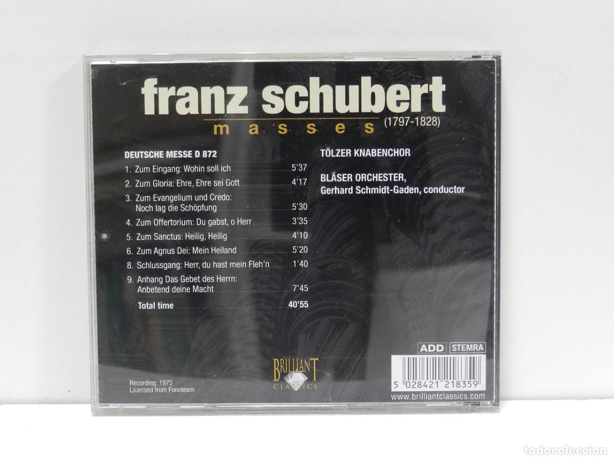 CDs de m&uacute;sica: DISCO CD. Schubert &ndash; Masses CD 5. COMPACT DISC. - Foto 2