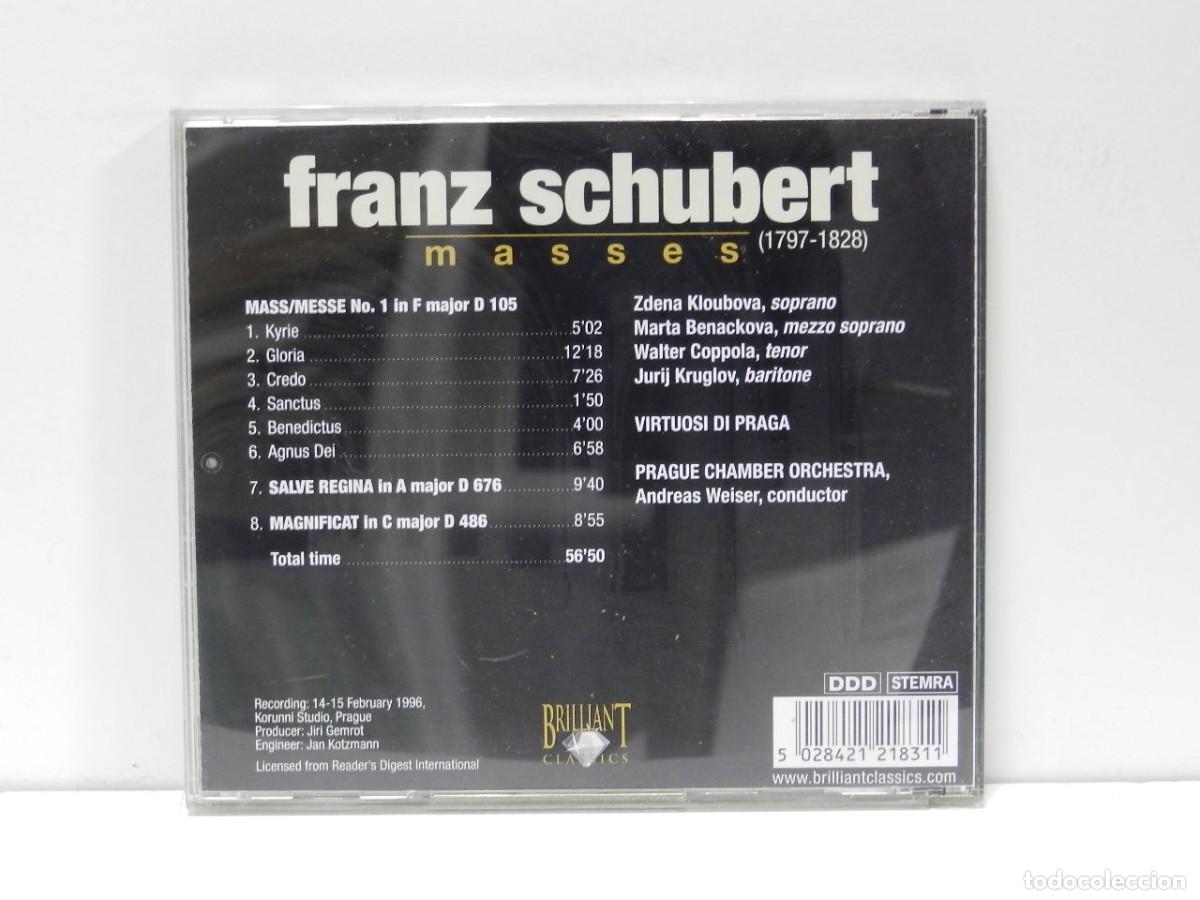 CDs de m&uacute;sica: DISCO CD. Schubert &ndash; Masses CD 1. COMPACT DISC. - Foto 2