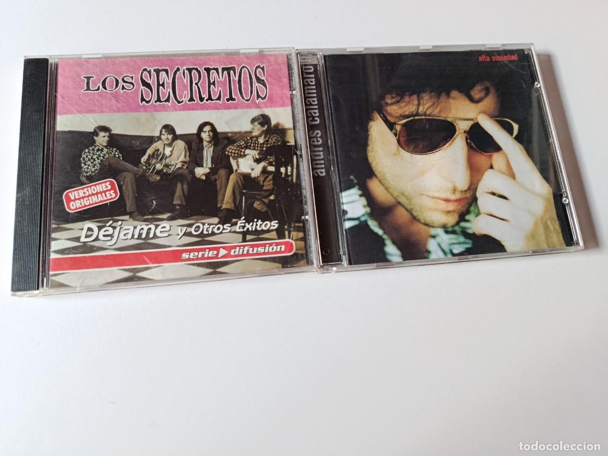 CDs de m&uacute;sica: 2 CD LOS SECRETOS - ANDRES CALAMARO - Foto 2