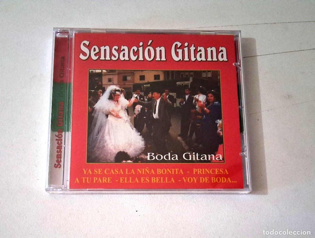 CDs de m&uacute;sica: CD &rdquo;BODA GITANA SENSACION GITANA&rdquo; CD 9 TRACKS PRECINTADO SEALED - Foto 1