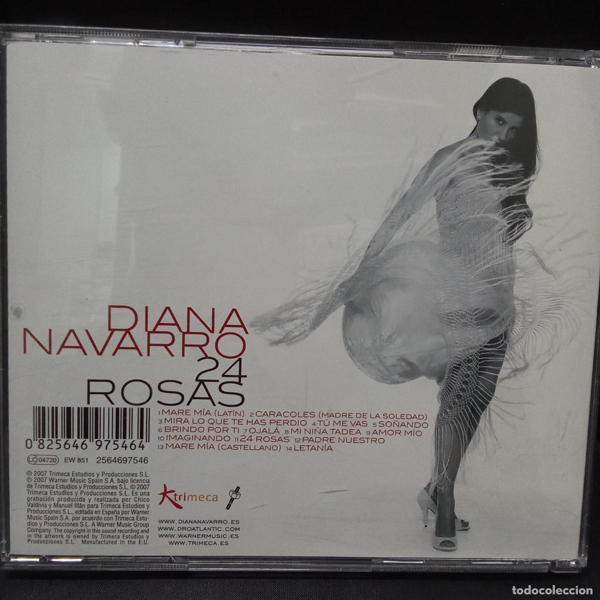 CDs de m&uacute;sica: DIANA NAVARRO, 24 ROSAS. CD - Foto 2