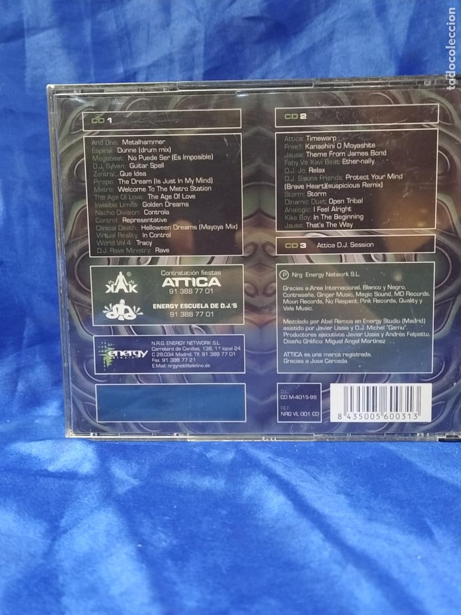 CDs de m&uacute;sica: CD MUSICA TECHNO DANCE ATTICA - Foto 2
